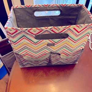 Fold n file storage bin